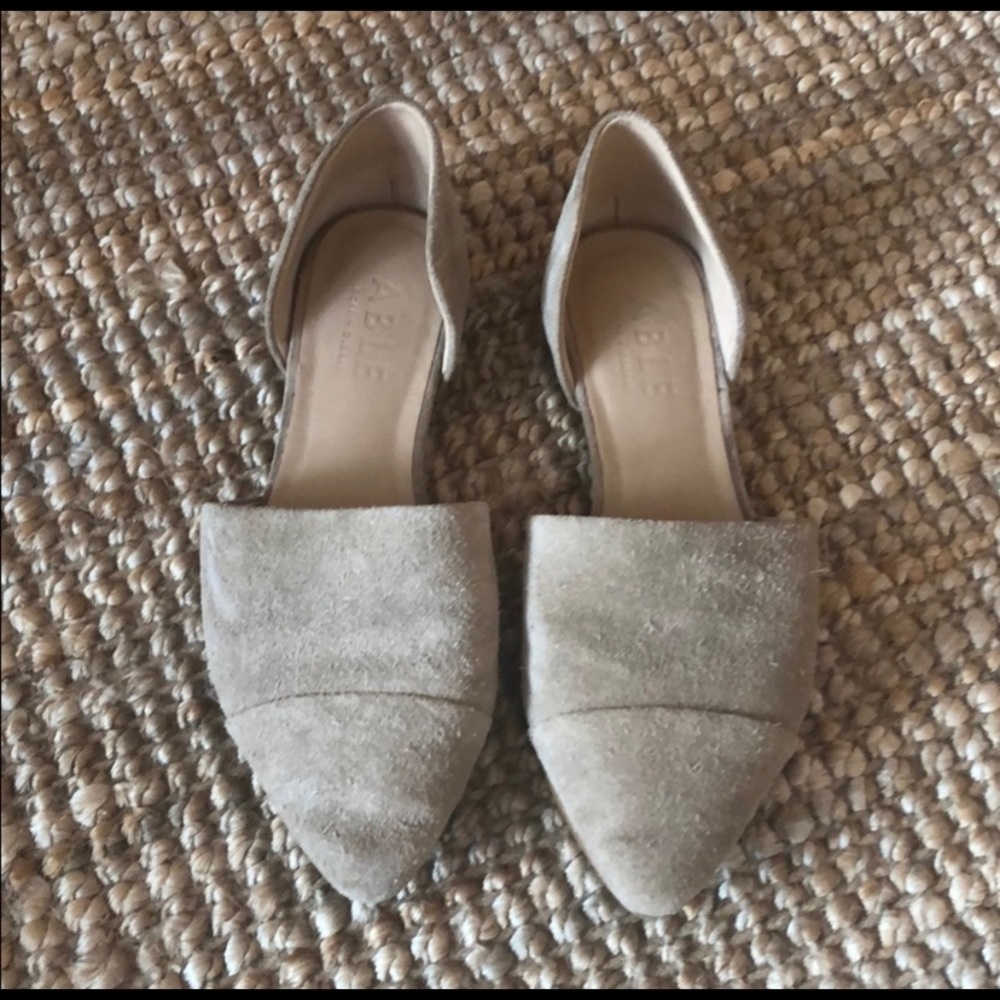 Able Suede D’Orsay Flats